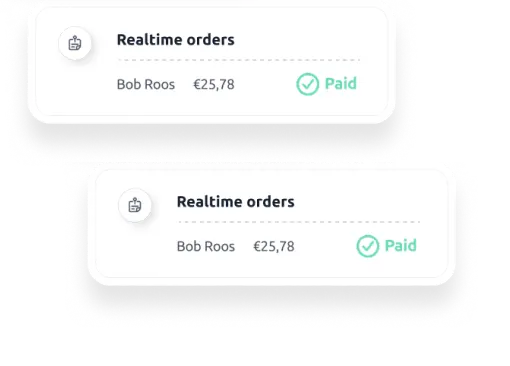 Realtime Kiosk orders send to the Bistroo POS