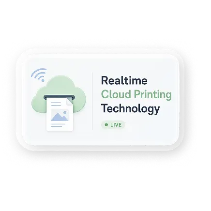 Realtime cloud printing technology