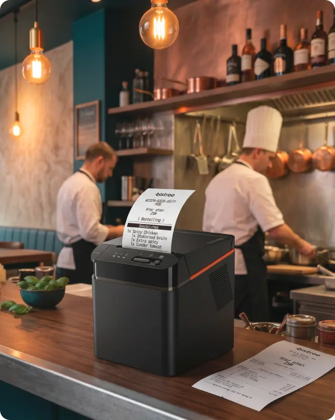 Bistroo POS cloud kitchen printer